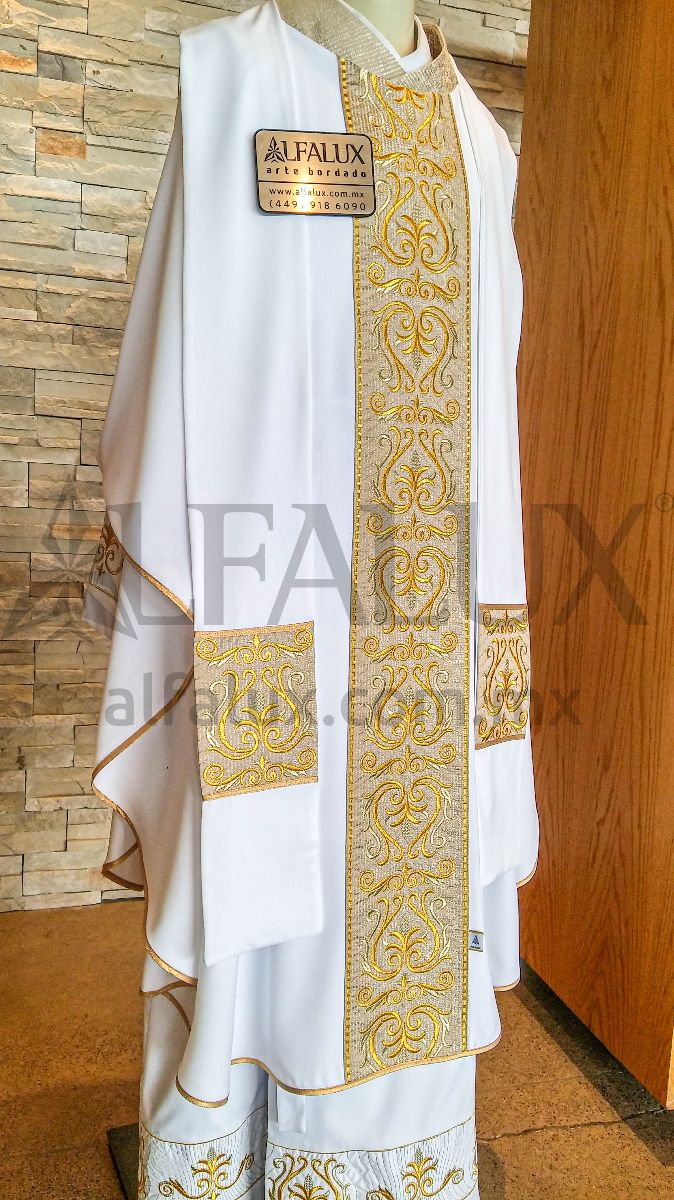 21 CORINTIOS BLANCO CUELLO BORDADO 1